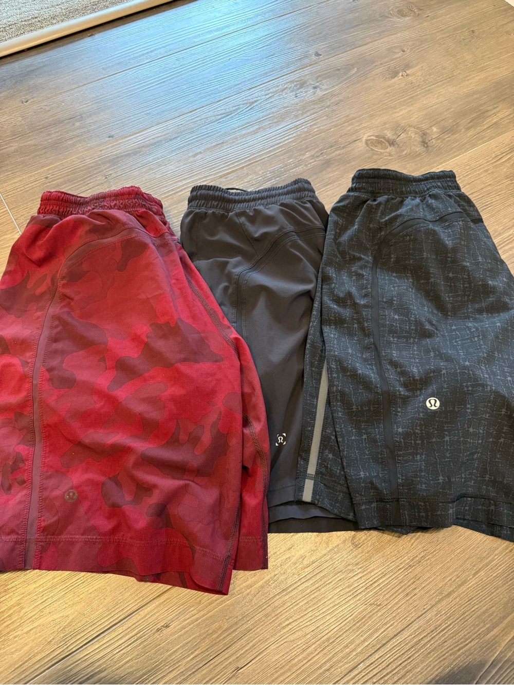 Lululemon Bundle Of 3 Shorts Size Large